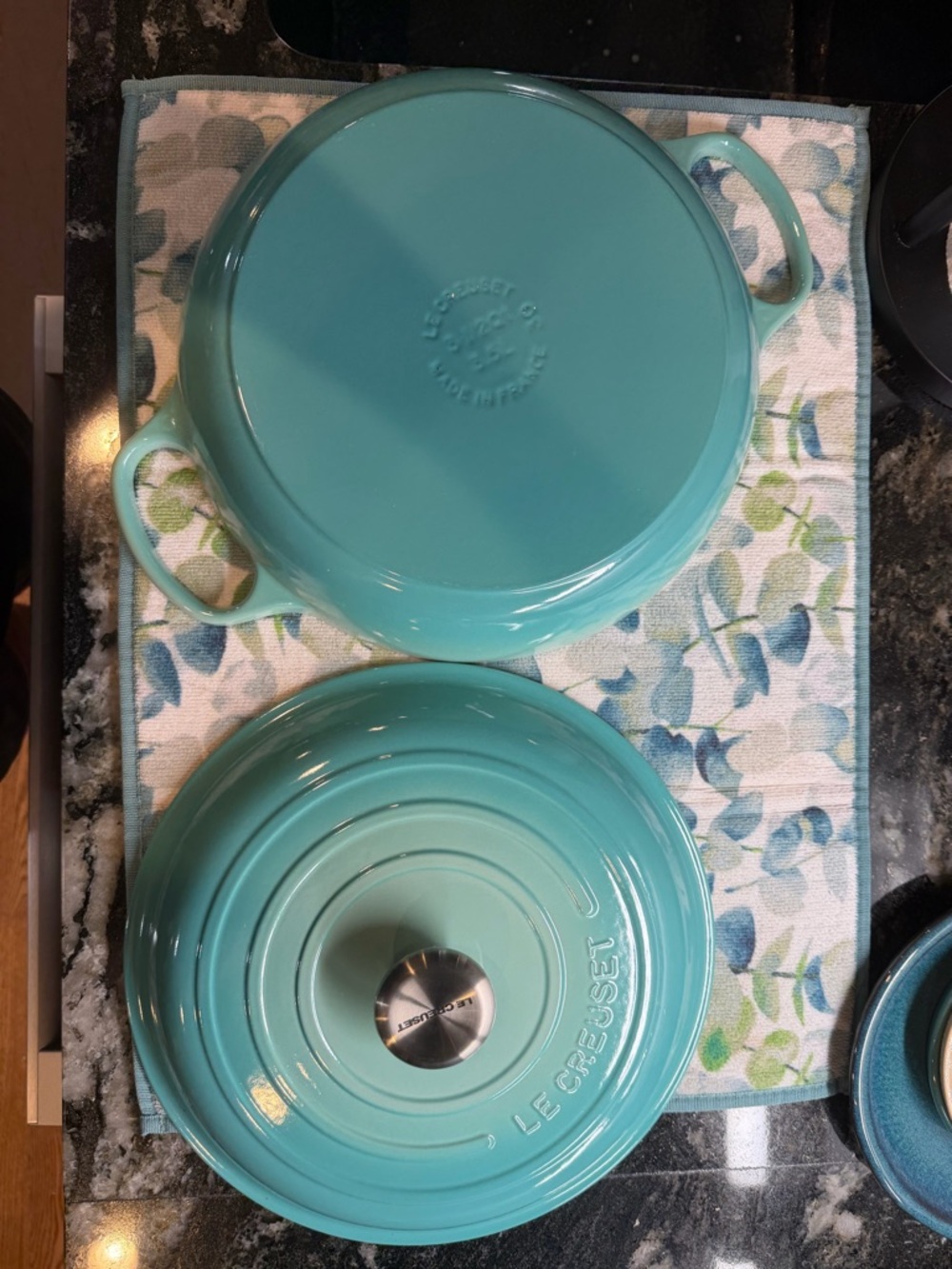 Le Creuset Signature Braiser Cast Iron in Cool Mint